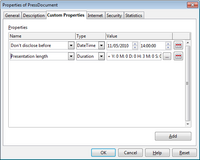 New Custom Properties Handling